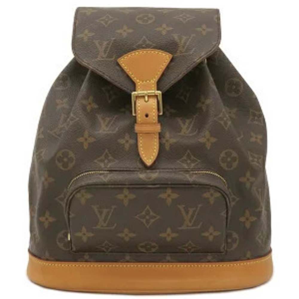 Louis Vuitton Montsouris Monogram Canvas Backpack Brown